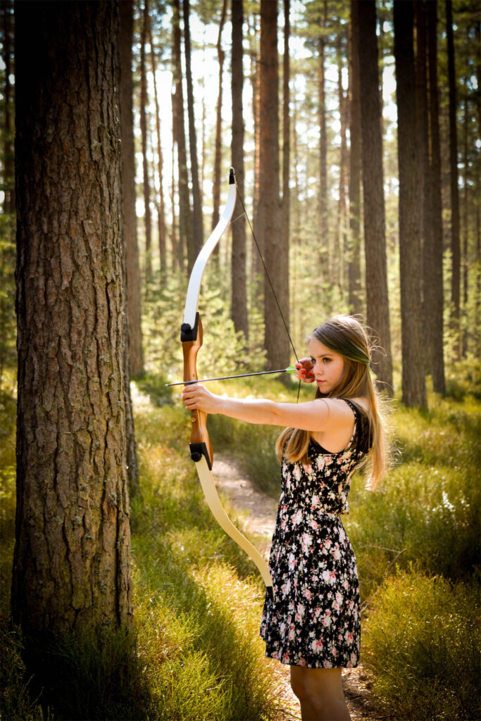 She made record on long distance archery
  