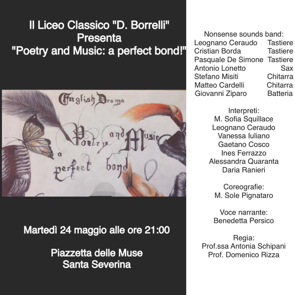 Al Borrelli Poesia e Musica in lingua inglese