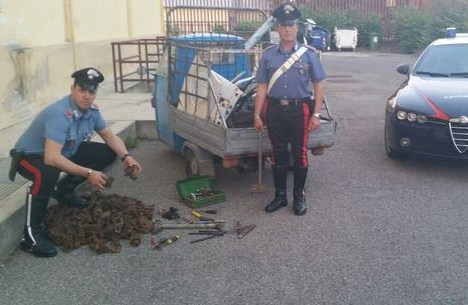 Ruba alle Ferrovie dello Stato, viene arrestato dai militari di Cirò Marina
  