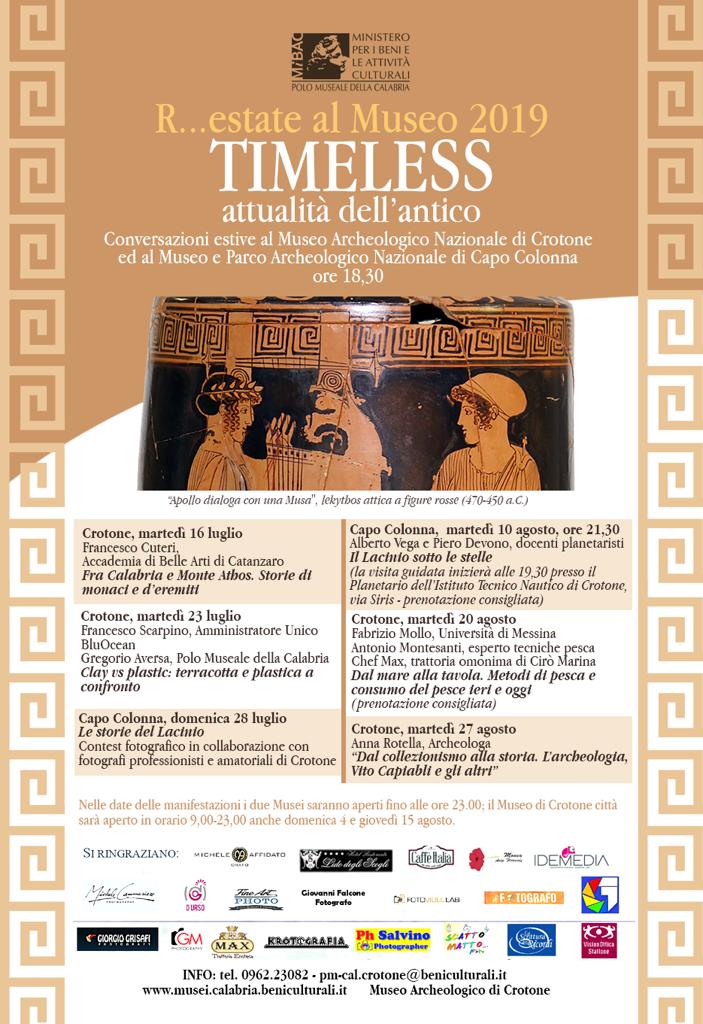 Al museo archeologico di Crotone iniziano gli incontri culturali estivi