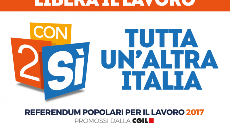 Abolizione voucher e Responsabilità solidale negli appalti: l’11 febbraio il via alla campagna referendaria indetta dalla Cgil