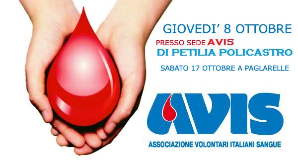 Continuano ad aumentare a Petilia i donatori Avis