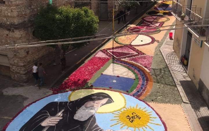 Processione di San Francesco e infiorata: due momenti conclusivi della festa