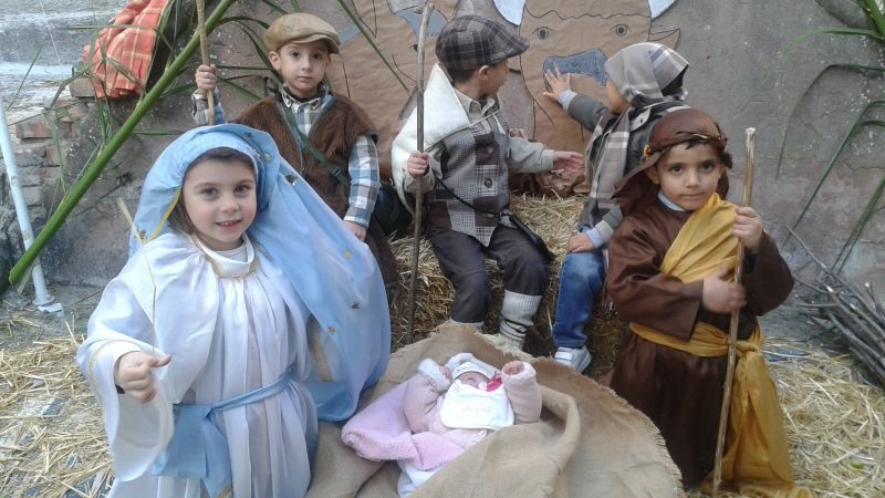 Il presepe vivente dei bambini della Walt Disney di Petilia