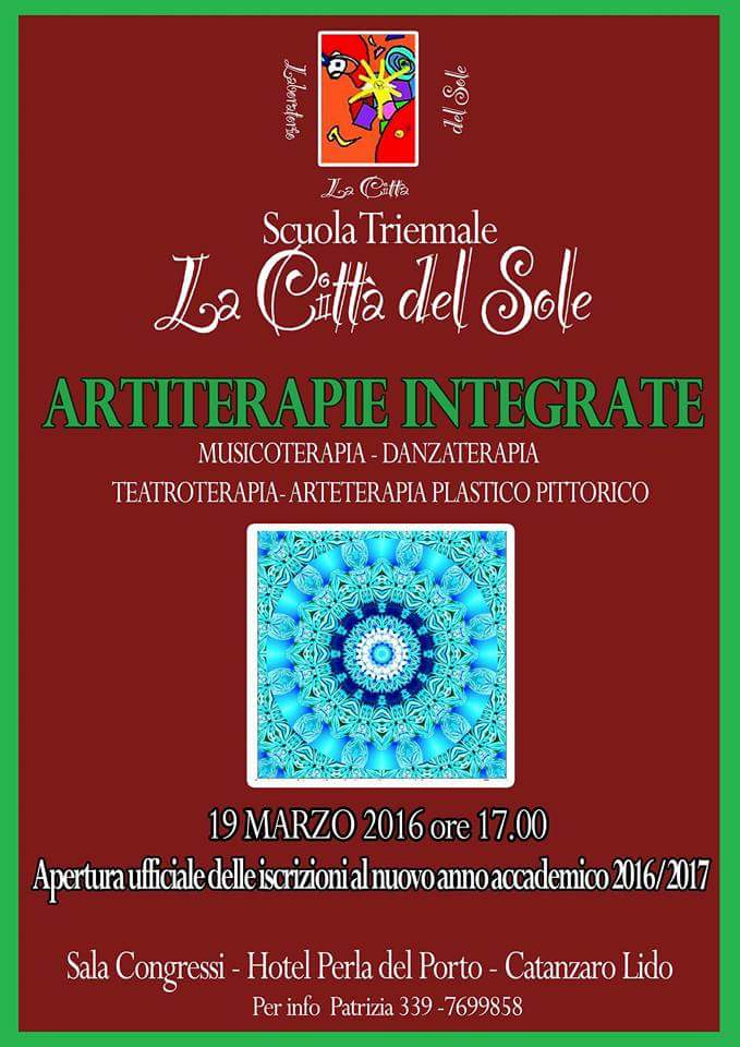 Scuola Triennale di Artiterapie Integrate