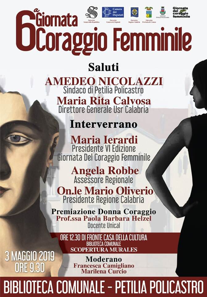 Giornata del Coraggio femminile: quest’anno sarà realizzato un murales
