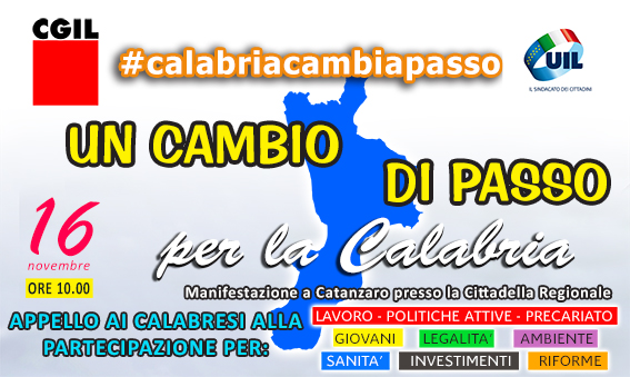 Un Cambio di Passo per la Calabria: saranno presenti anche i Comitati di Possibile
  