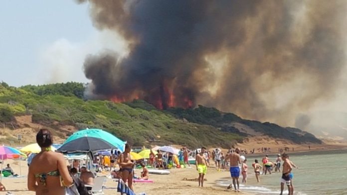 Sotto controllo l’ incendio di Sovereto
  