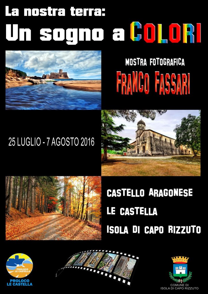 Franco Fassari a Le Castella con la sua mostra fotografica