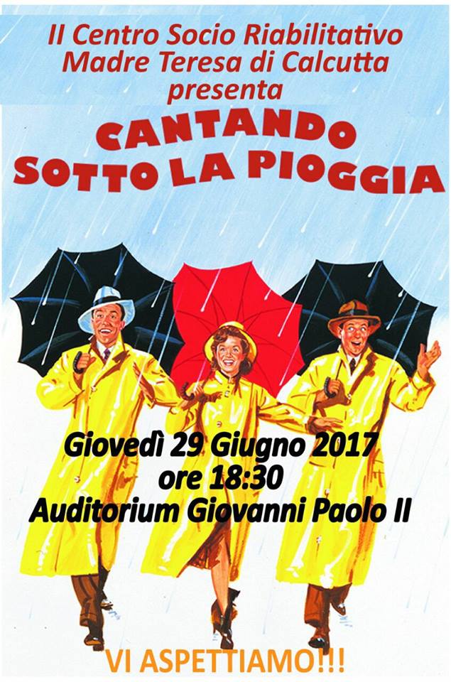 Al Centro Socio Riabilitativo Cantando sotto la pioggia, realizzato con l’ausilio dell’Arteterapia
  