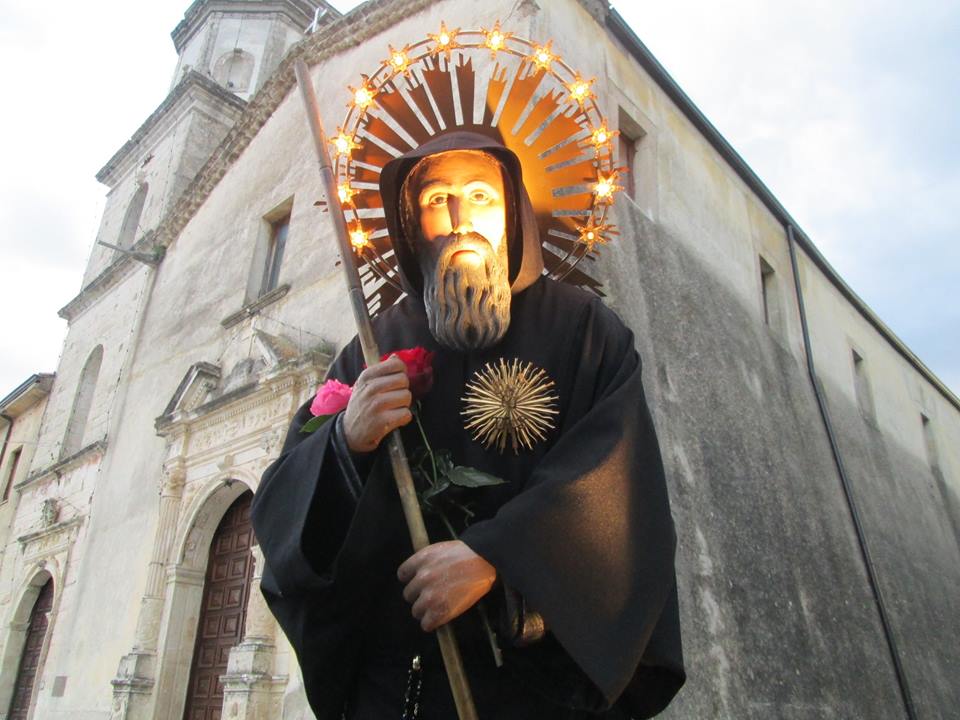 Per la prima volta nella storia la statua di San Francesco al santuario della Santa Spina
