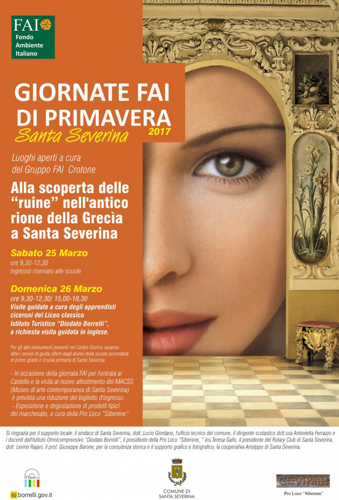 Santa Severina aderisce alle giornate del FAI
