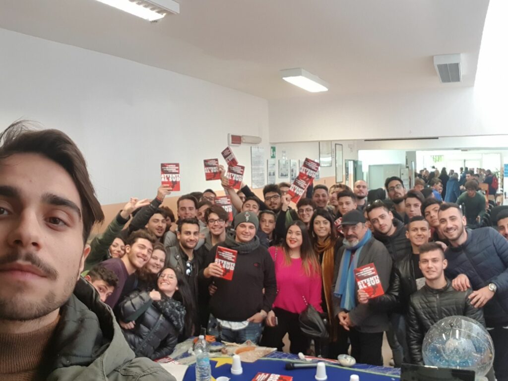 Pino Aprile incontra gli studenti del Ciliberto