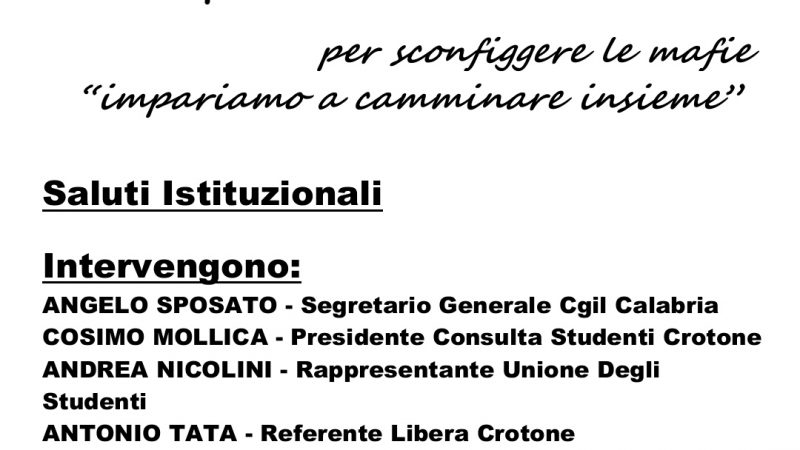 Cento passi verso il 21 marzo: incontro pubblico con don Ciotti