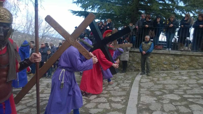 L’ARRIVO DEL CALVARIO ALLA SANTA SPINA