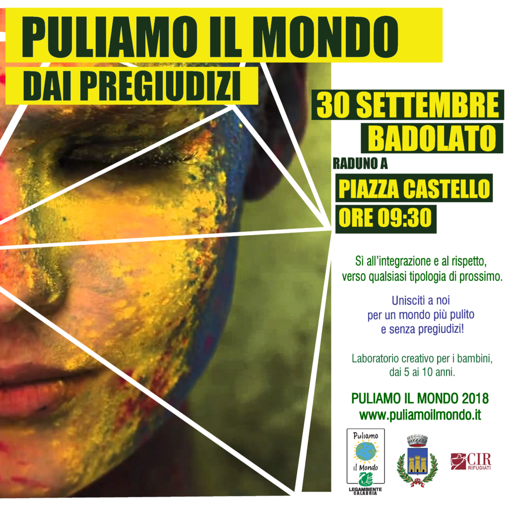 Puliamo il mondo dai pregiudizi: iniziativa di punta di Legambiente a Badolato