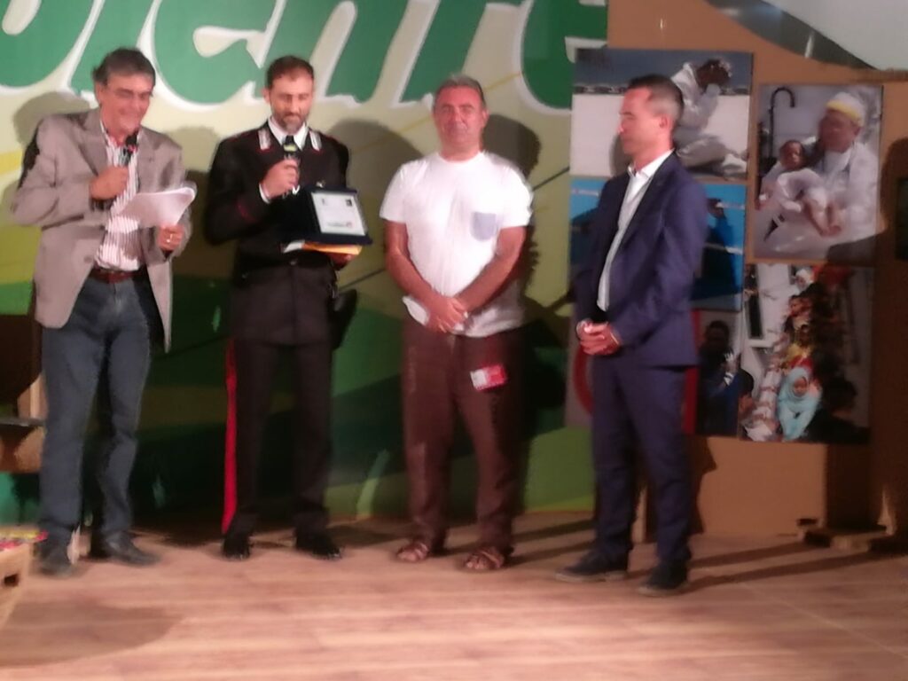 Al brigadiere Salerno va il premio Ambiente e Legalità