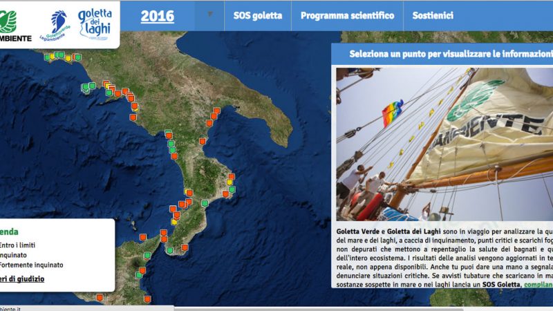 Goletta verde in Calabria: si conoscono i dati del monitoraggio