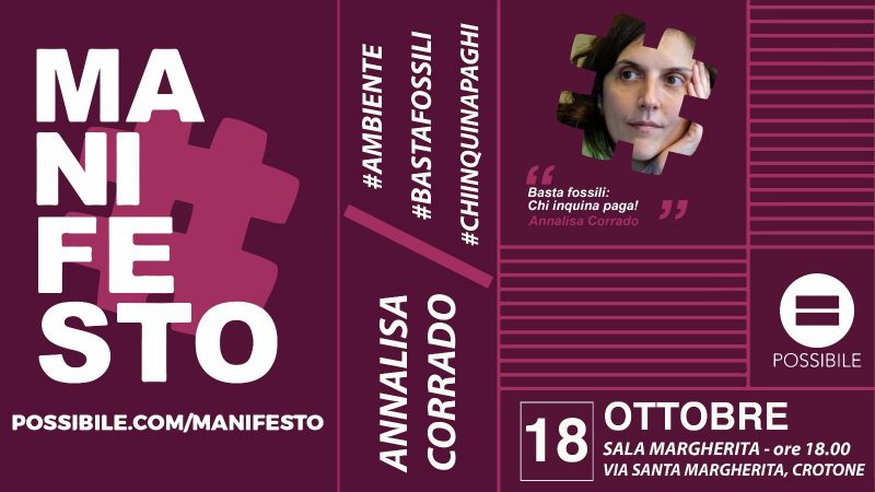 Il Comitato Mediterraneo Possibile ha organizzato un incontro con Annalisa Corrado