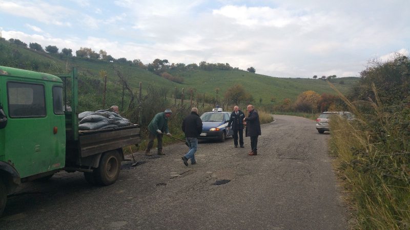 Ripristino della viabilità provinciale da parte dell’Amministrazione comunale di Petilia