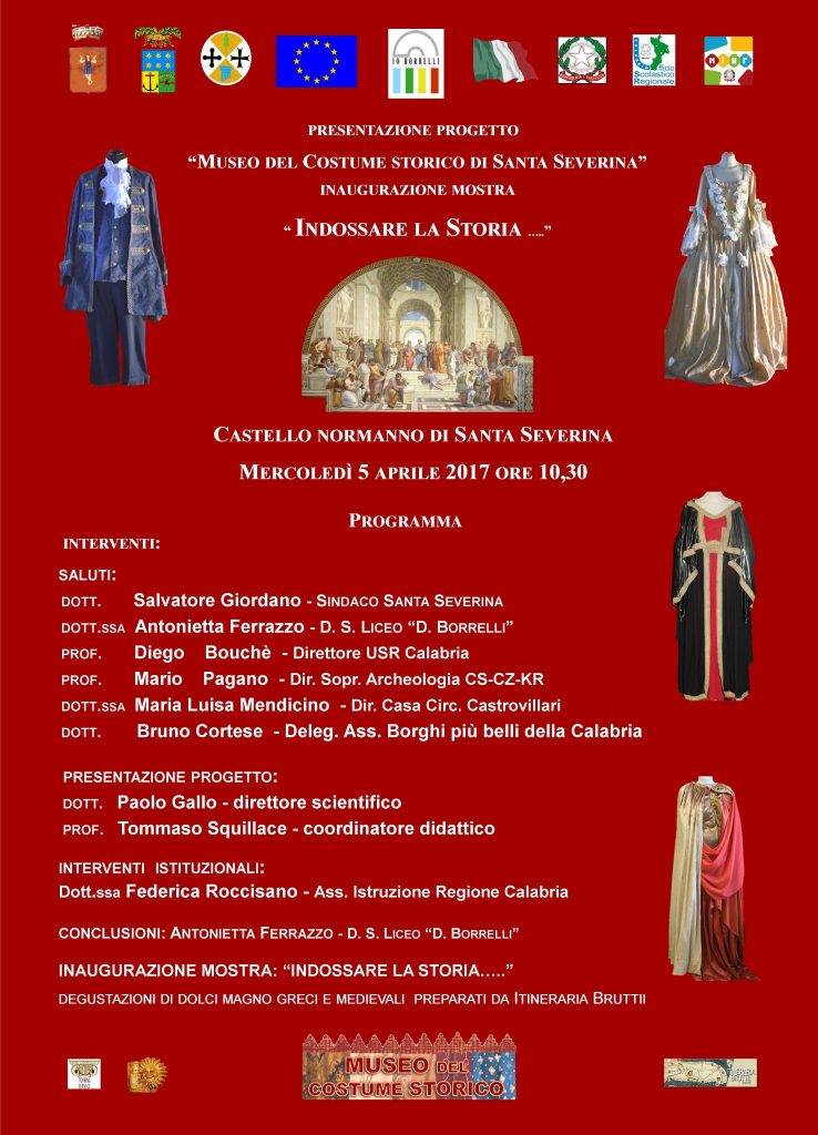 Museo del Costume storico di Santa Severina” mostra: “indossare la Storia”