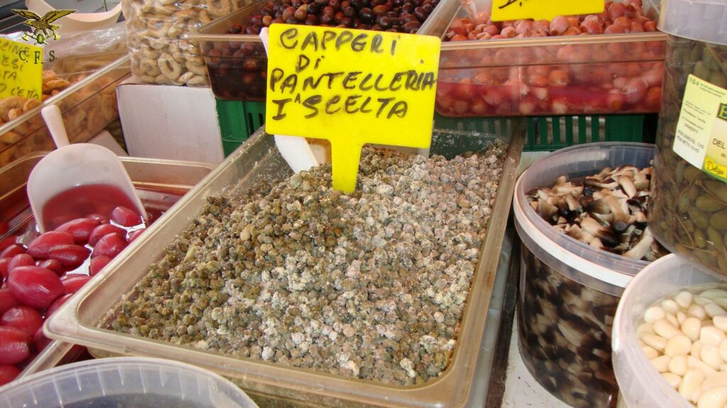 Sicurezza agroalimentare: sequestrati 15 chilogrammi di capperi