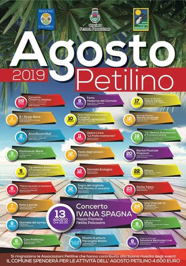 Feste e musica per l’estate petilina