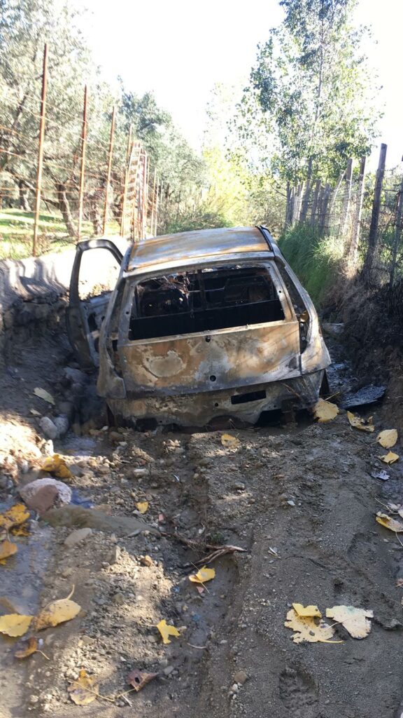 L’auto ritrovata è una Fiat Punto
  