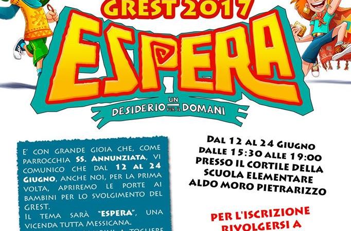 A Mesoraca parte il Grest Espera per tutti i bambini