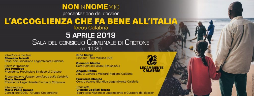 A Crotone presentazione del dossier “L’accoglienza che fa bene all’Italia”