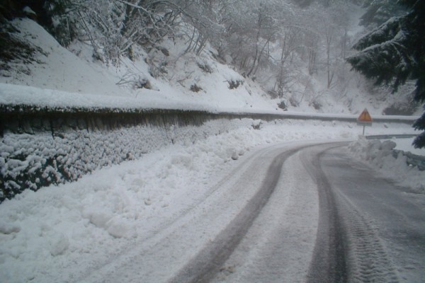 Gelo e nevicate su tutta la Calabria