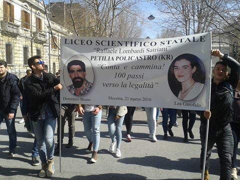 100 liceali di Petilia alla Giornata della memoria e dell’impegno in ricordo delle vittime di tutte le mafie
  