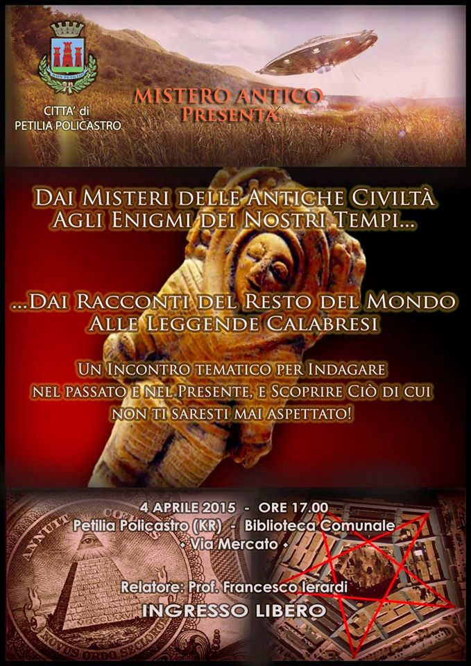 Misteri antichi raccontati dal prof Francesco Ierardi