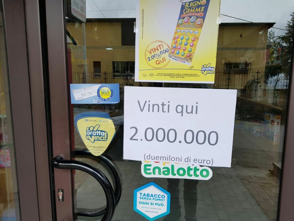 Vinti 2 milioni di euro ad un tabacchino a Petilia?
  