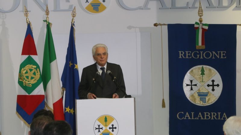 Mattarella a Catanzaro