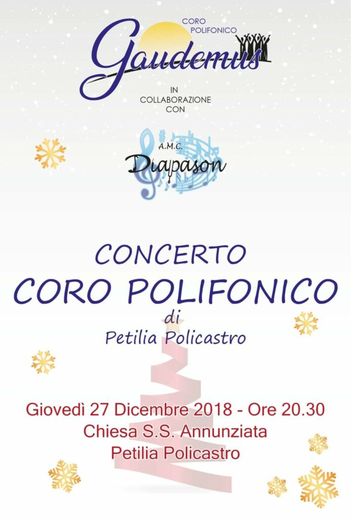 Coro polifonico Gaudemus in concerto a Petilia