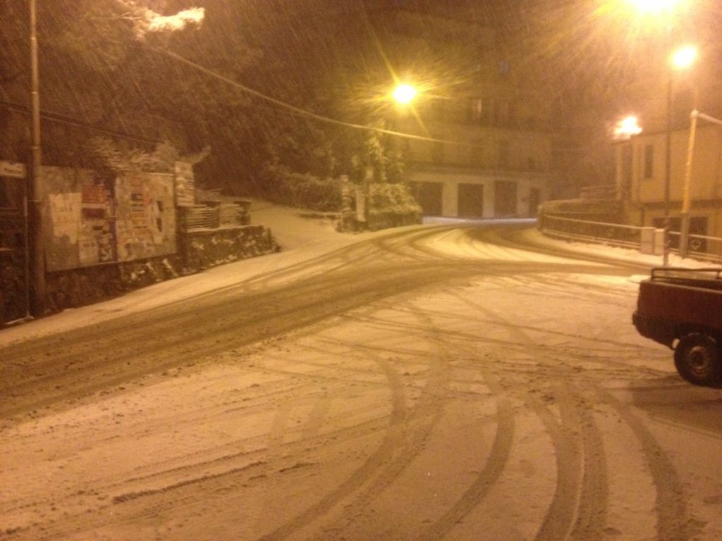 Nevica nel Marchesato
