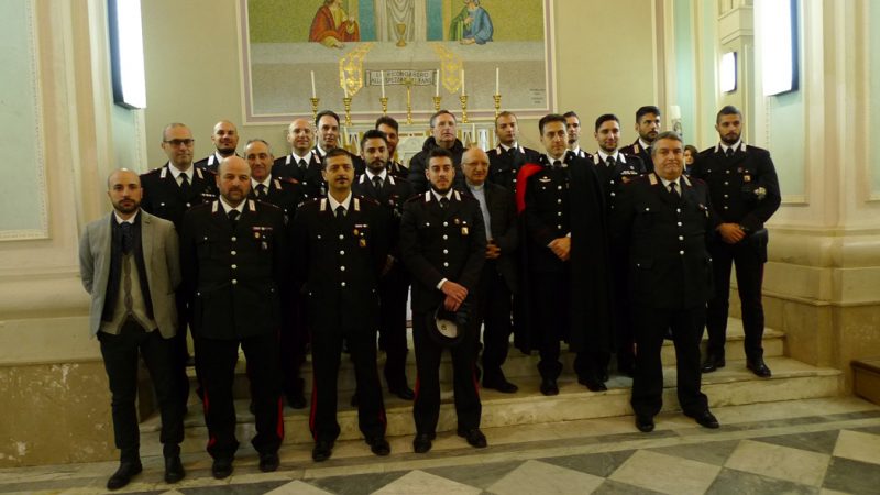 Precetto pasquale nella Chiesa di San Francesco con la Compagnia Carabinieri
