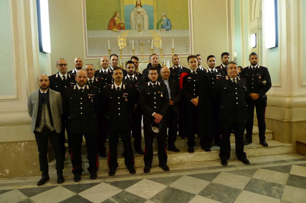 Precetto pasquale nella Chiesa di San Francesco con la Compagnia Carabinieri