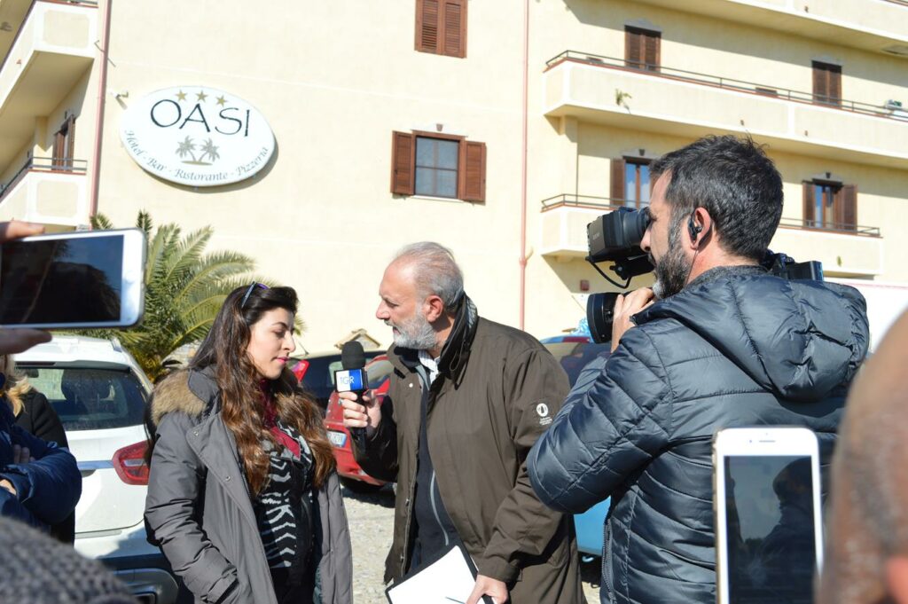 Al Bivio Serra Rossa per parlare della pericolosa viabilità