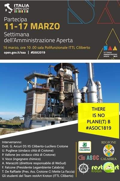 Raccolta firme promossa dai ragazzi di RestArt_Kroton