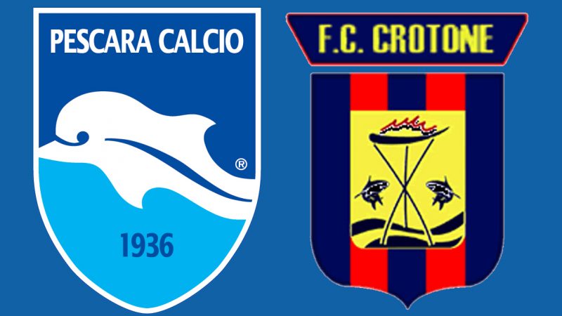 Serie B: crollo del Crotone a Pescara