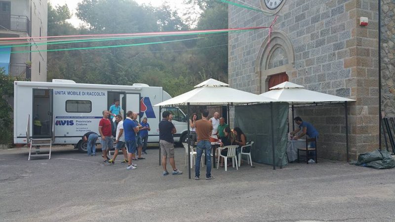 Nuovi donatori di sangue a Foresta di Petilia