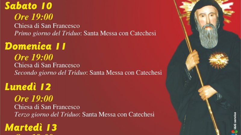 Festa dell’emigrante con processione di San Francesco di Paola