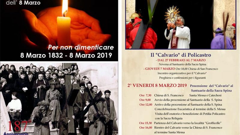 Verso il Calvario della Santa Spina: è pronto il programma