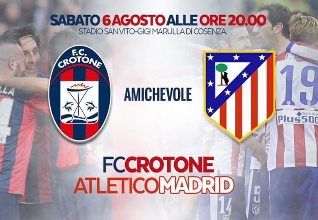 Amichevole di lusso per il Crotone