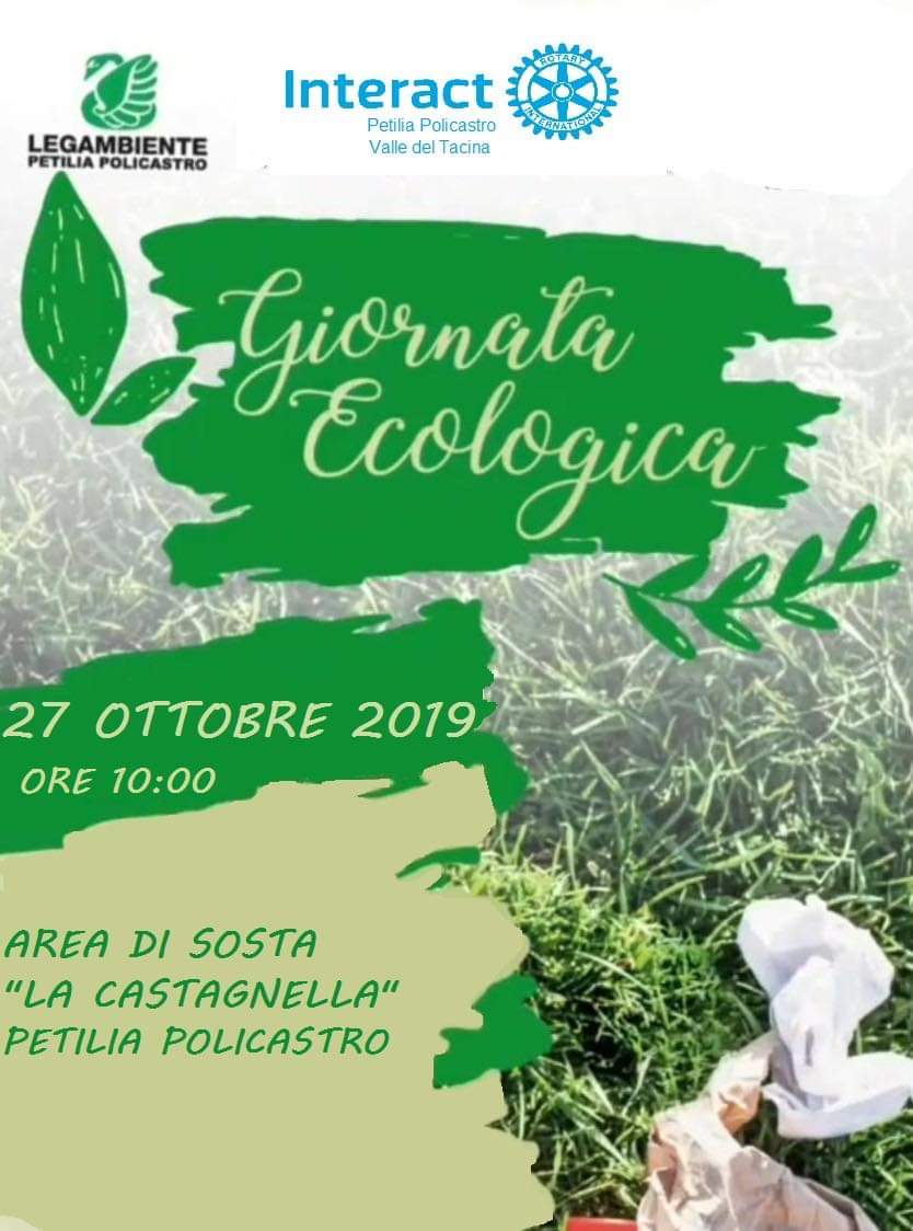 Rotary Interact organizza giornata ecologica