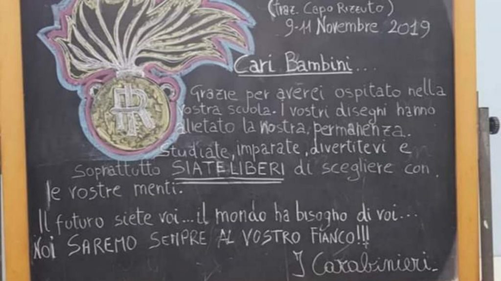 “Cari bambini…” il messaggio dell’Arma ai cittadini del domani
  