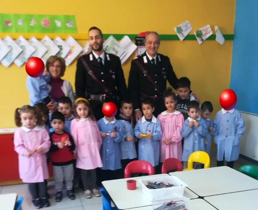 Grazie ai Carabinieri storia a lieto fine per la scuola dell’infanzia di San Pietro in Guarano