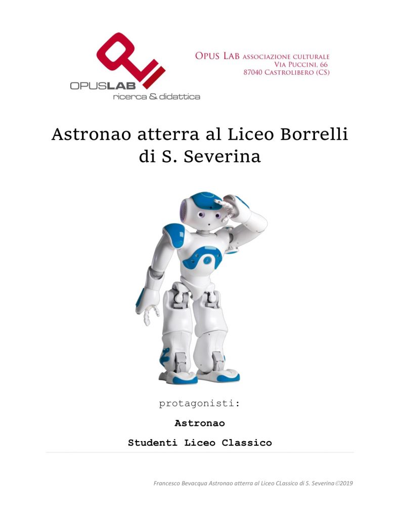 Astronao atterra al Borrelli nella Notte Nazionale del Liceo Classico